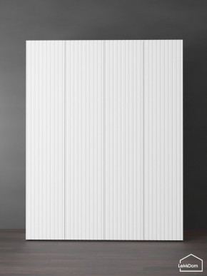 Шкаф Linnea MHR-4PO-1 2050х1600х510 (Белый-М 11.1.2) в Губкинском - gubkinskiy.ok-mebel.com | фото 5