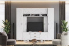 Шкаф настенный "Сандра" 1500 (Белый лофт) в Губкинском - gubkinskiy.ok-mebel.com | фото 2