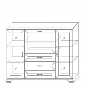 Шкаф низкий (2 стеклодвери) Сиена в Губкинском - gubkinskiy.ok-mebel.com | фото 10
