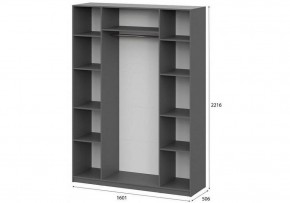Шкаф платяной Даиго в Губкинском - gubkinskiy.ok-mebel.com | фото 3