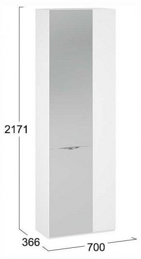 Шкаф платяной Глосс СМ-319.07.017 в Губкинском - gubkinskiy.ok-mebel.com | фото 4