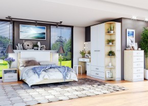 Шкаф "Милана" 2-х створчатый с 2 ящиками в Губкинском - gubkinskiy.ok-mebel.com | фото 2