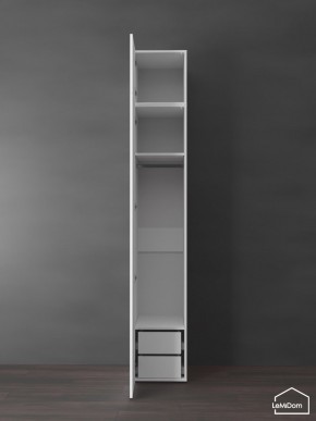Шкаф с антресолью Linnea MHR-1POA-3 2450х400х510 (Белый-М 11.1.1) в Губкинском - gubkinskiy.ok-mebel.com | фото 5