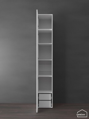 Шкаф с антресолью Linnea MHR-1POA-4 2450х400х510 (Белый-М 11.1.1) в Губкинском - gubkinskiy.ok-mebel.com | фото 6