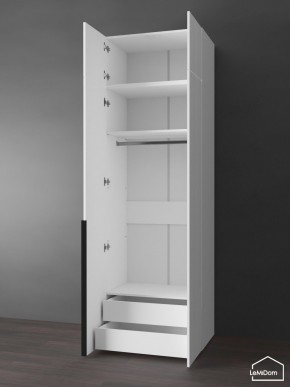 Шкаф с антресолью Linnea MHR-2A-3 2450х800х510 (Белый-М 11.1.1) в Губкинском - gubkinskiy.ok-mebel.com | фото 5
