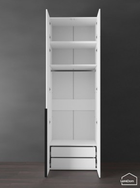 Шкаф с антресолью Linnea MHR-2A-3 2450х800х510 (Белый-М 11.1.1) в Губкинском - gubkinskiy.ok-mebel.com | фото 6