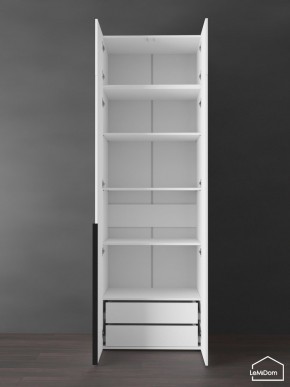 Шкаф с антресолью Linnea MHR-2A-4 2450х800х510 (Белый-М 11.1.1) в Губкинском - gubkinskiy.ok-mebel.com | фото 6