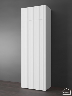 Шкаф с антресолью Linnea MHR-2POA-1 2450х800х510 (Белый-М 11.1.1) в Губкинском - gubkinskiy.ok-mebel.com | фото