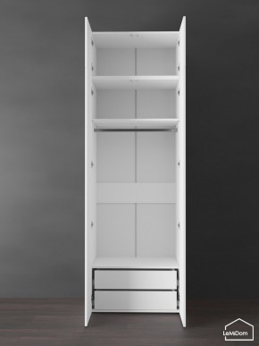 Шкаф с антресолью Linnea MHR-2POA-3 2450х800х510 (Белый-М 11.1.2) в Губкинском - gubkinskiy.ok-mebel.com | фото 5
