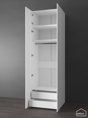 Шкаф с антресолью Linnea MHR-2POA-3 2450х800х510 (Белый-М 11.1.2) в Губкинском - gubkinskiy.ok-mebel.com | фото 6