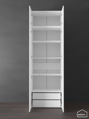 Шкаф с антресолью Linnea MHR-2POA-4 2450х800х510 (Белый-М 11.1.1) в Губкинском - gubkinskiy.ok-mebel.com | фото 6