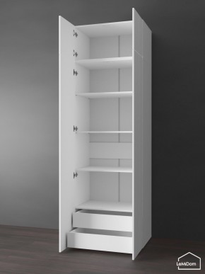 Шкаф с антресолью Linnea MHR-2POA-4 2450х800х510 (Белый-М 11.1.2) в Губкинском - gubkinskiy.ok-mebel.com | фото 5