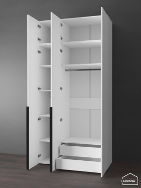 Шкаф с антресолью Linnea MHR-3A-2 2450х1200х510 (Белый-М 11.1.2) в Губкинском - gubkinskiy.ok-mebel.com | фото 5