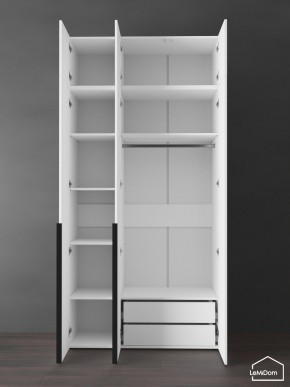 Шкаф с антресолью Linnea MHR-3A-2 2450х1200х510 (Белый-М 11.1.2) в Губкинском - gubkinskiy.ok-mebel.com | фото 6