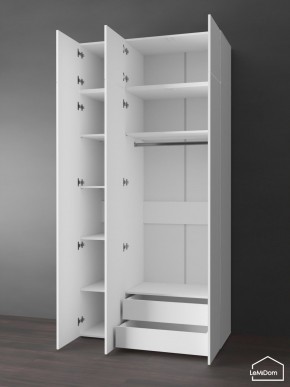 Шкаф с антресолью Linnea MHR-3POA-2 2450х1200х510 (Белый-М 11.1.1) в Губкинском - gubkinskiy.ok-mebel.com | фото 5