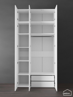 Шкаф с антресолью Linnea MHR-3POA-2 2450х1200х510 (Белый-М 11.1.1) в Губкинском - gubkinskiy.ok-mebel.com | фото 6
