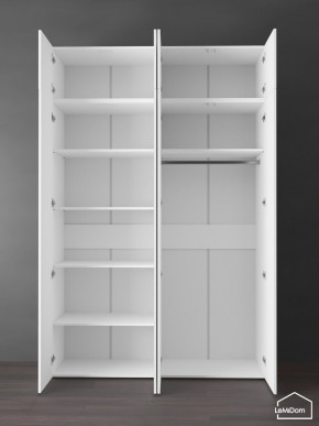 Шкаф с антресолью Linnea MHR-4POA-1 2450х1600х510 (Белый-М 11.1.2) в Губкинском - gubkinskiy.ok-mebel.com | фото 4