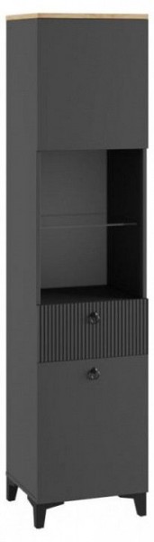 Шкаф-витрина Ника в Губкинском - gubkinskiy.ok-mebel.com | фото