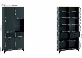 Шкаф-витрина Ника в Губкинском - gubkinskiy.ok-mebel.com | фото 3