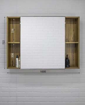Шкаф-зеркало Craft 100 левый/правый Домино (DCr2206HZ) в Губкинском - gubkinskiy.ok-mebel.com | фото 6
