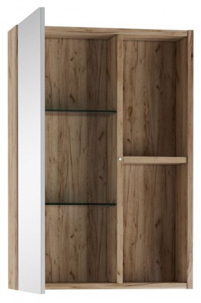 Шкаф-зеркало Craft 50 левый/правый Домино (DCr2212HZ) в Губкинском - gubkinskiy.ok-mebel.com | фото 2