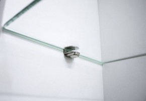 Шкаф-зеркало Мега 75 АЙСБЕРГ (DM4604HZ) в Губкинском - gubkinskiy.ok-mebel.com | фото 8