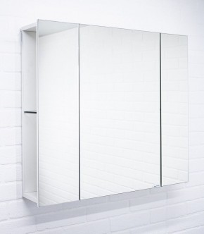 Шкаф-зеркало Мега 85 АЙСБЕРГ (DM4605HZ) в Губкинском - gubkinskiy.ok-mebel.com | фото 6