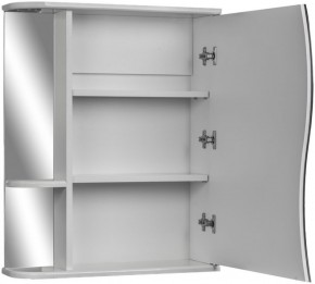 Шкаф-зеркало Волна 1-60 правый АЙСБЕРГ (DA1035HZ) в Губкинском - gubkinskiy.ok-mebel.com | фото 2