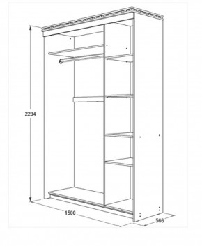 Спальный гарнитур Ольга-13 (модульный) в Губкинском - gubkinskiy.ok-mebel.com | фото 19