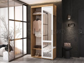 СТЕЛЛА-1 Прихожая (ЛДСП) дуб крафт/белый в Губкинском - gubkinskiy.ok-mebel.com | фото 3