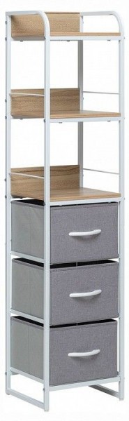 Стеллаж комбинированный Ноа в Губкинском - gubkinskiy.ok-mebel.com | фото