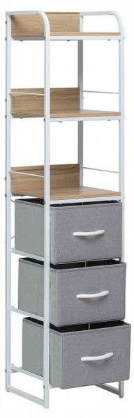 Стеллаж комбинированный Ноа в Губкинском - gubkinskiy.ok-mebel.com | фото 4