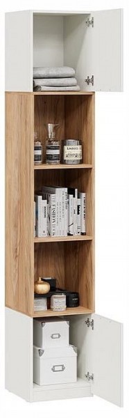 Стеллаж комбинированный Стелла в Губкинском - gubkinskiy.ok-mebel.com | фото 3