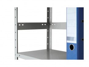 Стеллаж MS 185/100х30/4 в Губкинском - gubkinskiy.ok-mebel.com | фото 2