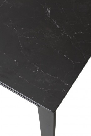 Стол CORNER 120 MATT BLACK MARBLE SOLID CERAMIC / BLACK, ®DISAUR в Губкинском - gubkinskiy.ok-mebel.com | фото 9