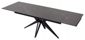 Стол FORIO 160 MATT BLACK MARBLE SOLID CERAMIC / BLACK, ®DISAUR в Губкинском - gubkinskiy.ok-mebel.com | фото 5