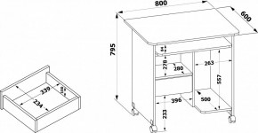 Стол компьютерный КСТ-10.1 в Губкинском - gubkinskiy.ok-mebel.com | фото 4