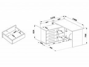 Стол компьютерный КСТ-109Л в Губкинском - gubkinskiy.ok-mebel.com | фото 4
