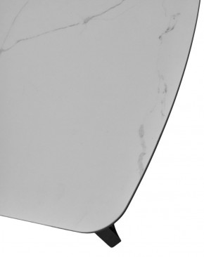 Стол RASMUS 160 TL-45 Белый мрамор, испанская керамика / черный каркас, ®DISAUR в Губкинском - gubkinskiy.ok-mebel.com | фото 6