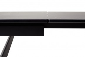 Стол RIETI 200 NERO KL-116 Черный мрамор матовый, итальянская керамика/ черный каркас, ®DISAUR в Губкинском - gubkinskiy.ok-mebel.com | фото 3