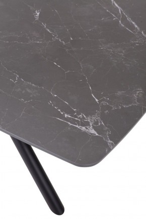 Стол RIVOLI 140 MATT BLACK MARBLE SOLID CERAMIC / BLACK, ®DISAUR в Губкинском - gubkinskiy.ok-mebel.com | фото 10