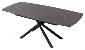 Стол RIVOLI 140 MATT BLACK MARBLE SOLID CERAMIC / BLACK, ®DISAUR в Губкинском - gubkinskiy.ok-mebel.com | фото 3