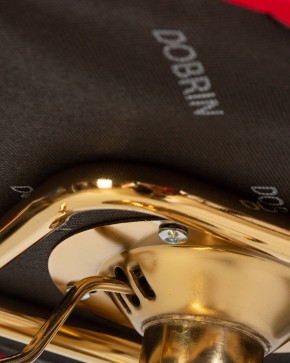 Стул барный DOBRIN CHARLY GOLD, красный велюр (MJ9-45) в Губкинском - gubkinskiy.ok-mebel.com | фото 10