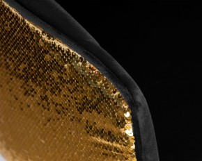 Стул барный DOBRIN DARCY GOLD SHINY, черный велюр с золотыми пайетками в Губкинском - gubkinskiy.ok-mebel.com | фото 8