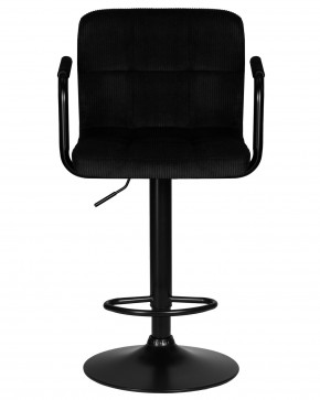 Стул барный DOBRIN KRUGER ARM BLACK, черный вельвет (LAR-E2041-52) в Губкинском - gubkinskiy.ok-mebel.com | фото 6