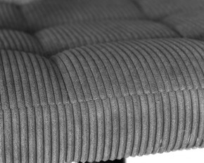Стул барный DOBRIN KRUGER ARM BLACK, серый вельвет (LAR-E2041-25) в Губкинском - gubkinskiy.ok-mebel.com | фото 8