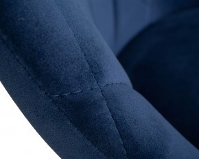 Стул барный DOBRIN LOGAN BLACK, синий велюр (MJ9-117) в Губкинском - gubkinskiy.ok-mebel.com | фото 10