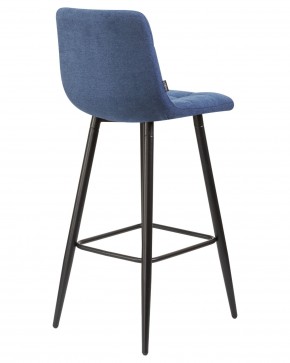 Стул барный DOBRIN NICOLE, черные матовые ножки, синяя ткань (UF860-14B) в Губкинском - gubkinskiy.ok-mebel.com | фото 4