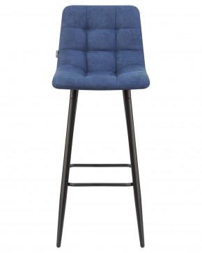 Стул барный DOBRIN NICOLE, черные матовые ножки, синяя ткань (UF860-14B) в Губкинском - gubkinskiy.ok-mebel.com | фото 6