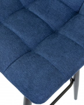 Стул барный DOBRIN NICOLE, черные матовые ножки, синяя ткань (UF860-14B) в Губкинском - gubkinskiy.ok-mebel.com | фото 8